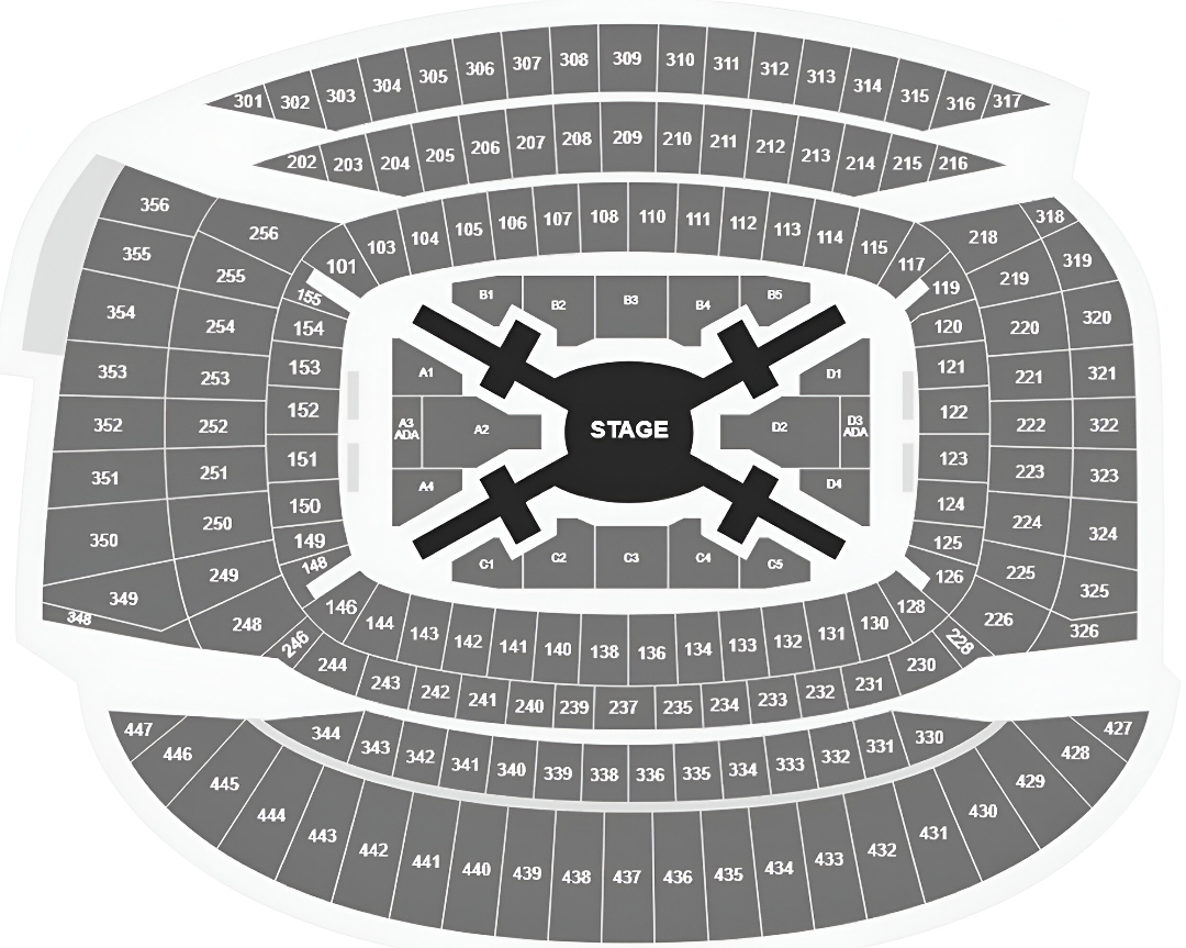 Soldier Field, Chicago, Illinois, United States Seating Plan