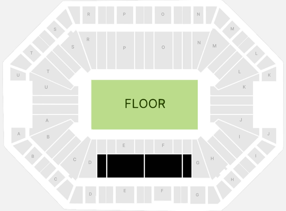 Accor Arena, Paris, France Seating Plan