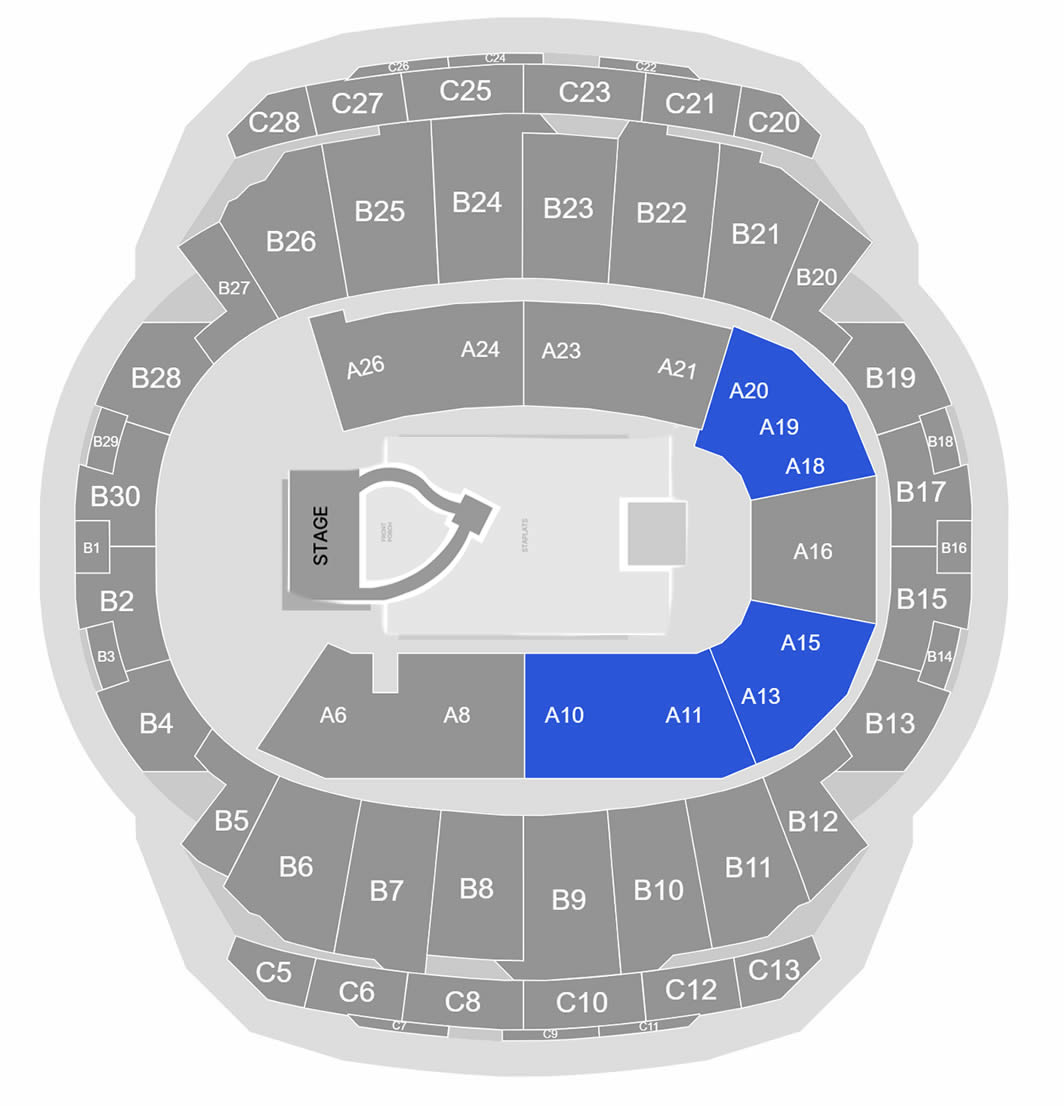 Avicii Arena, Stockholm, Sweden Seating Plan