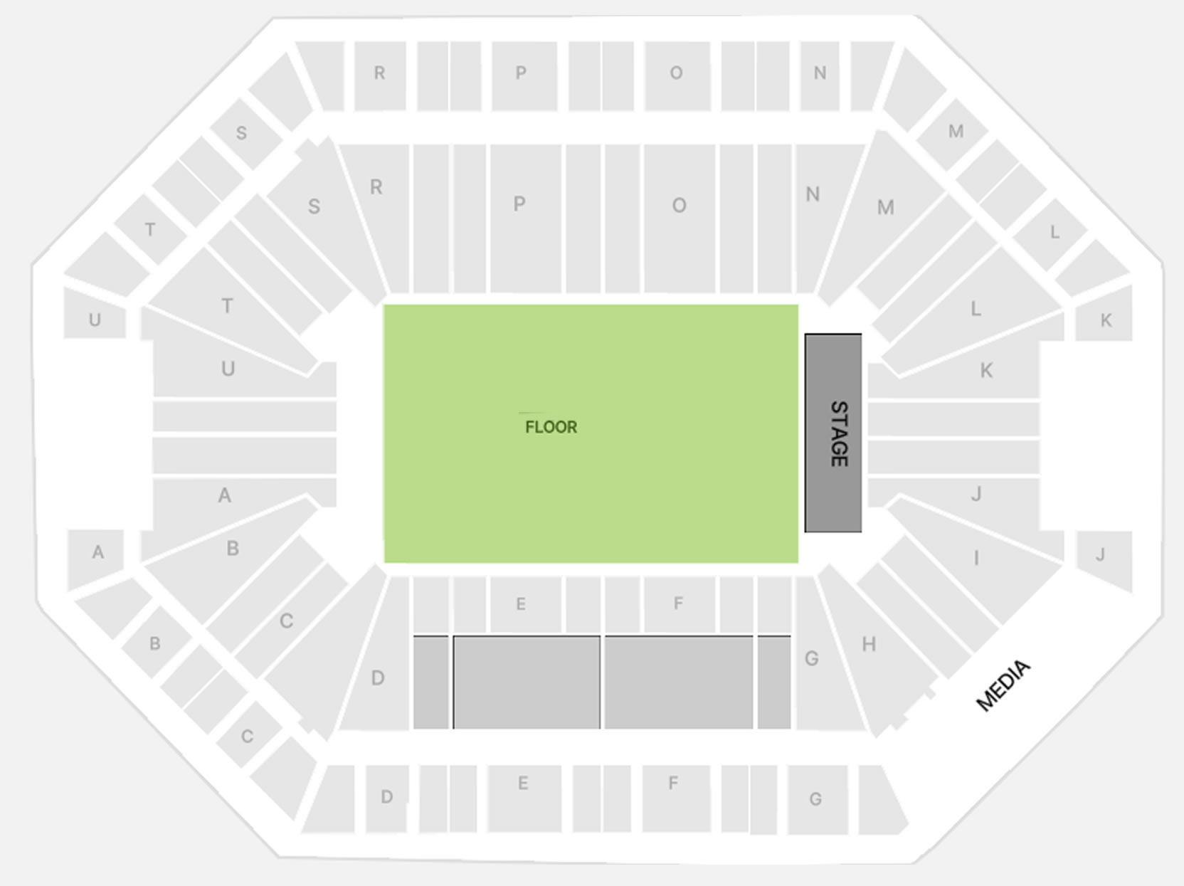 Accor Arena, Paris, France Seating Plan