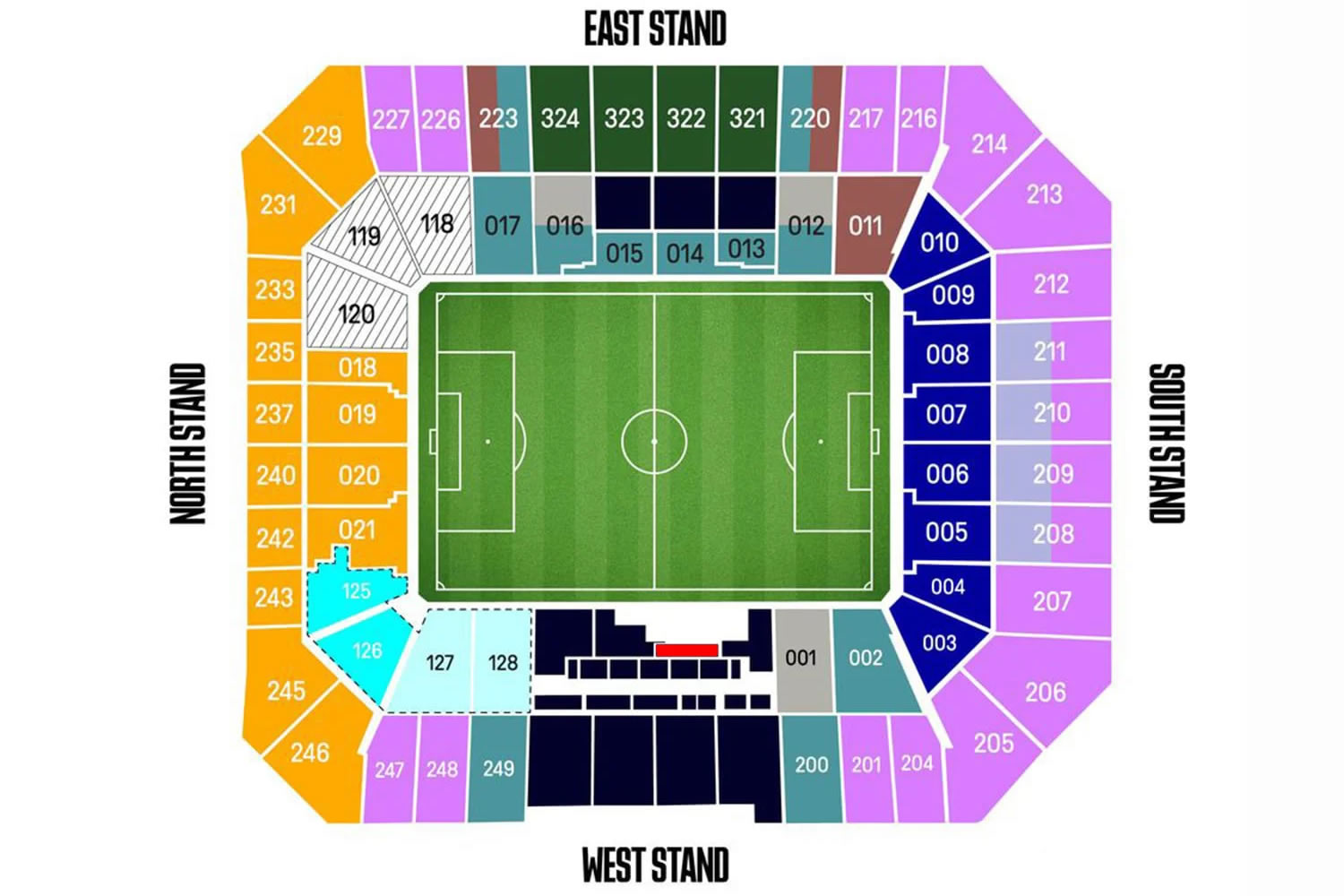 Hill Dickinson Stadium, Liverpool, England, United Kingdom Seating Plan