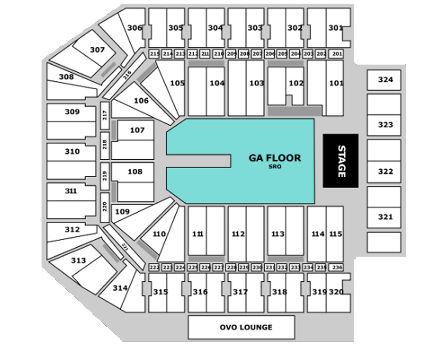 Co-op Live, Manchester, England, United Kingdom Seating Plan