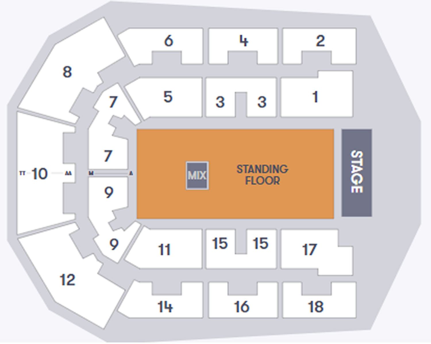 M and S Bank Arena, Liverpool, England, United Kingdom Seating Plan
