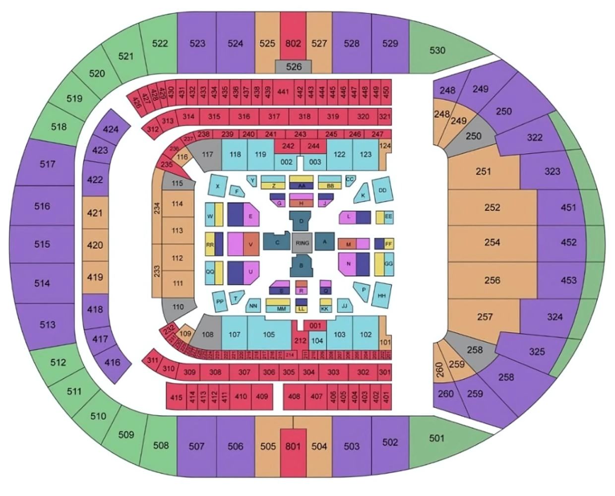Tottenham Hotspur, London, England, United Kingdom Seating Plan