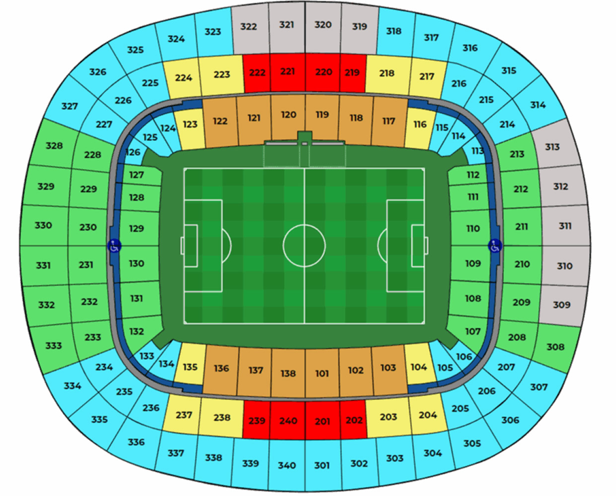 Puskas Arena, Budapest, Hungary Seating Plan