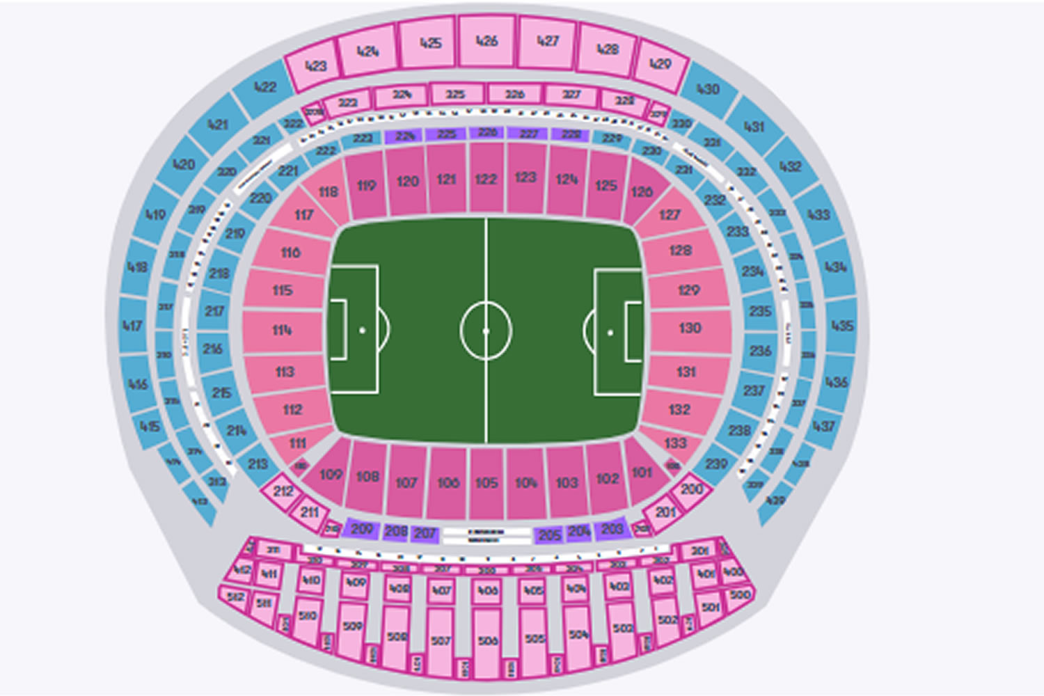 Riyadh air metropolitano, Madrid, Spain Seating Plan