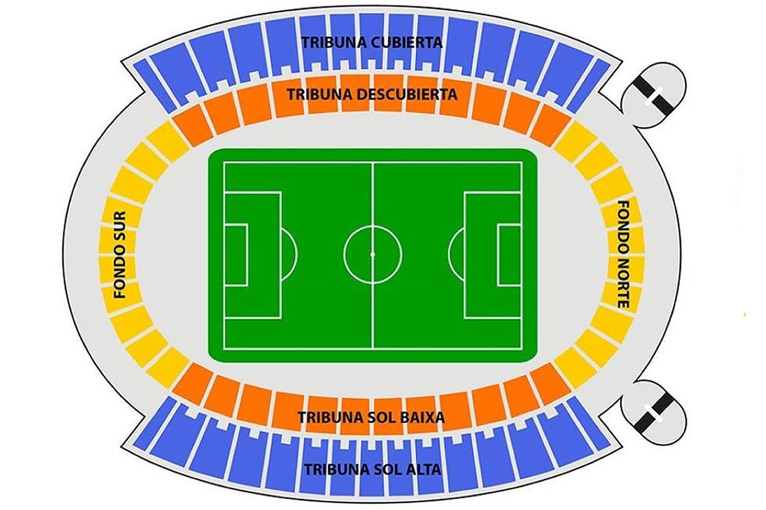 Estadi de Son Moix, Palma, Spain, Spain Seating Plan
