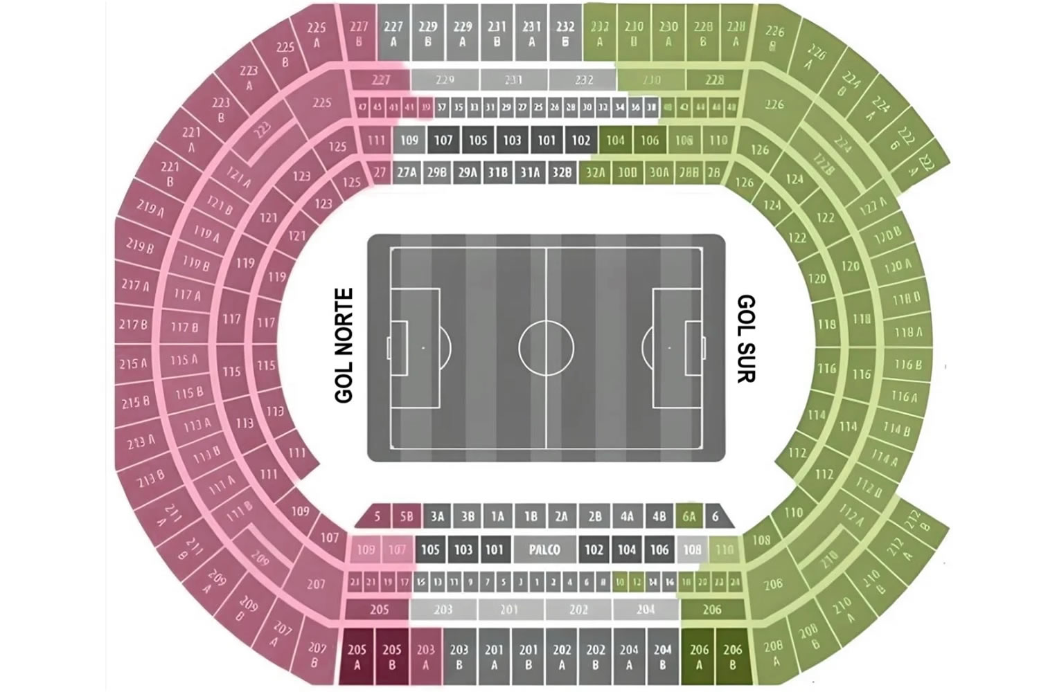 Estadio de La Cartuja, Seville, Spain, Spain Seating Plan