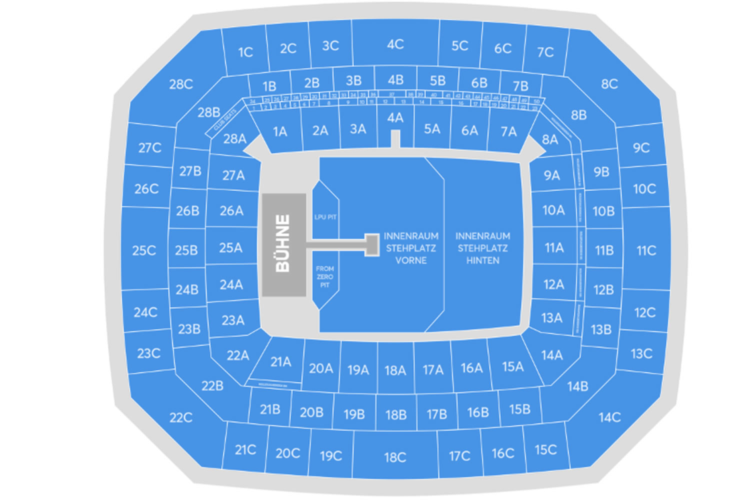 Volksparkstadion, Hamburg, Germany, Germany Seating Plan