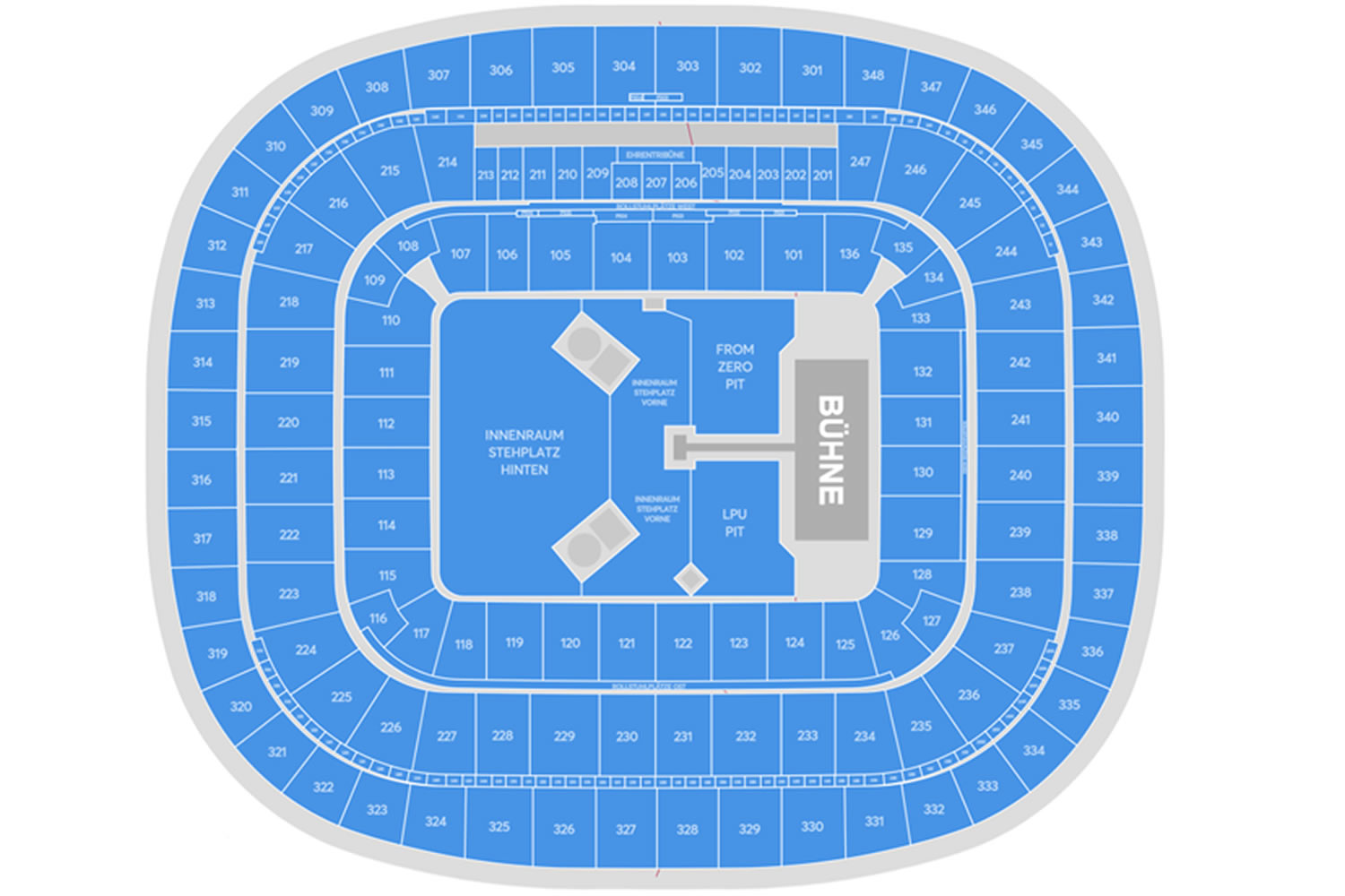 Allianz Arena, Munich, Germany, Germany Seating Plan
