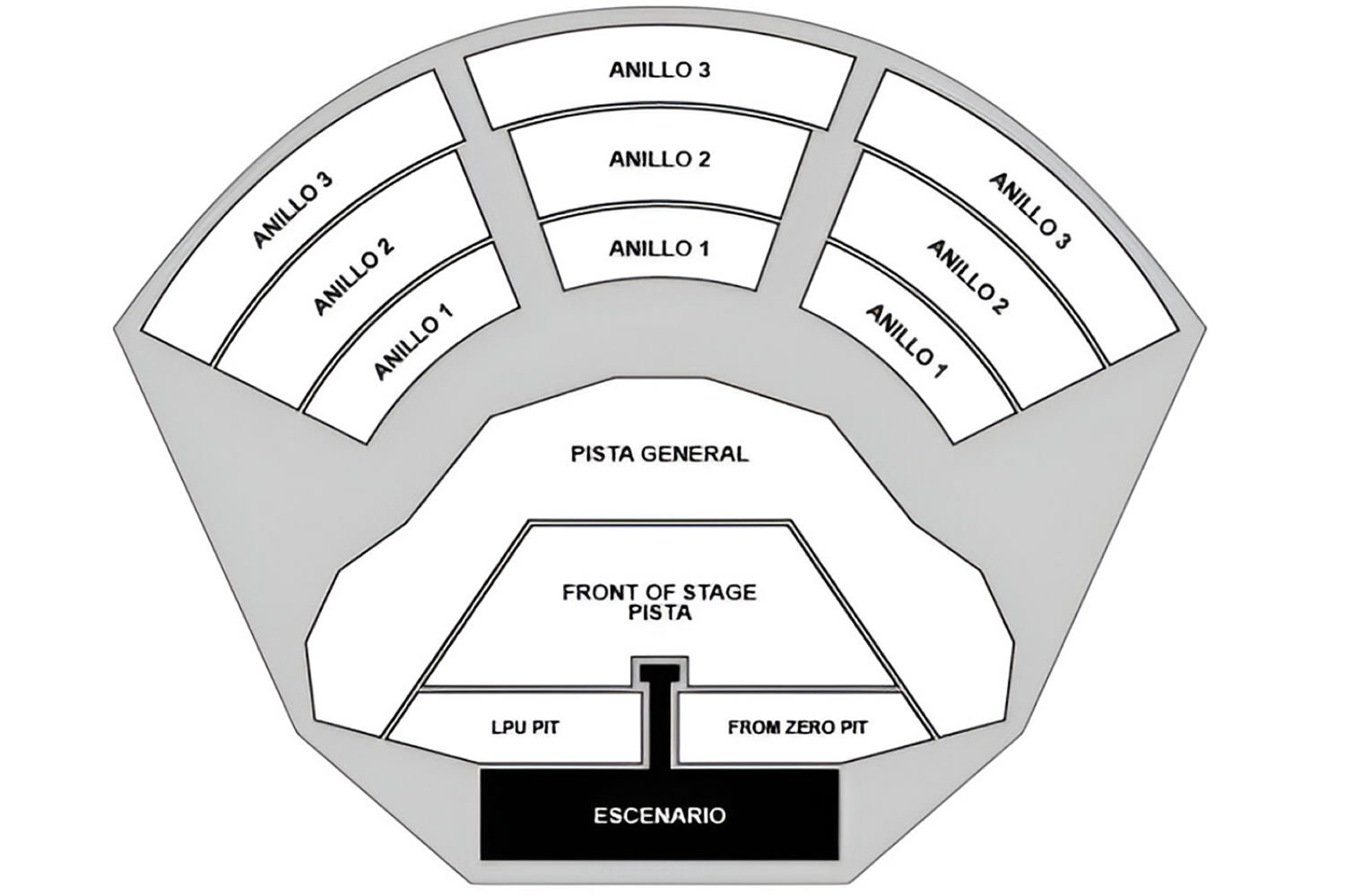 Auditorio Miguel Rios, Madrid, Spain, Spain Seating Plan