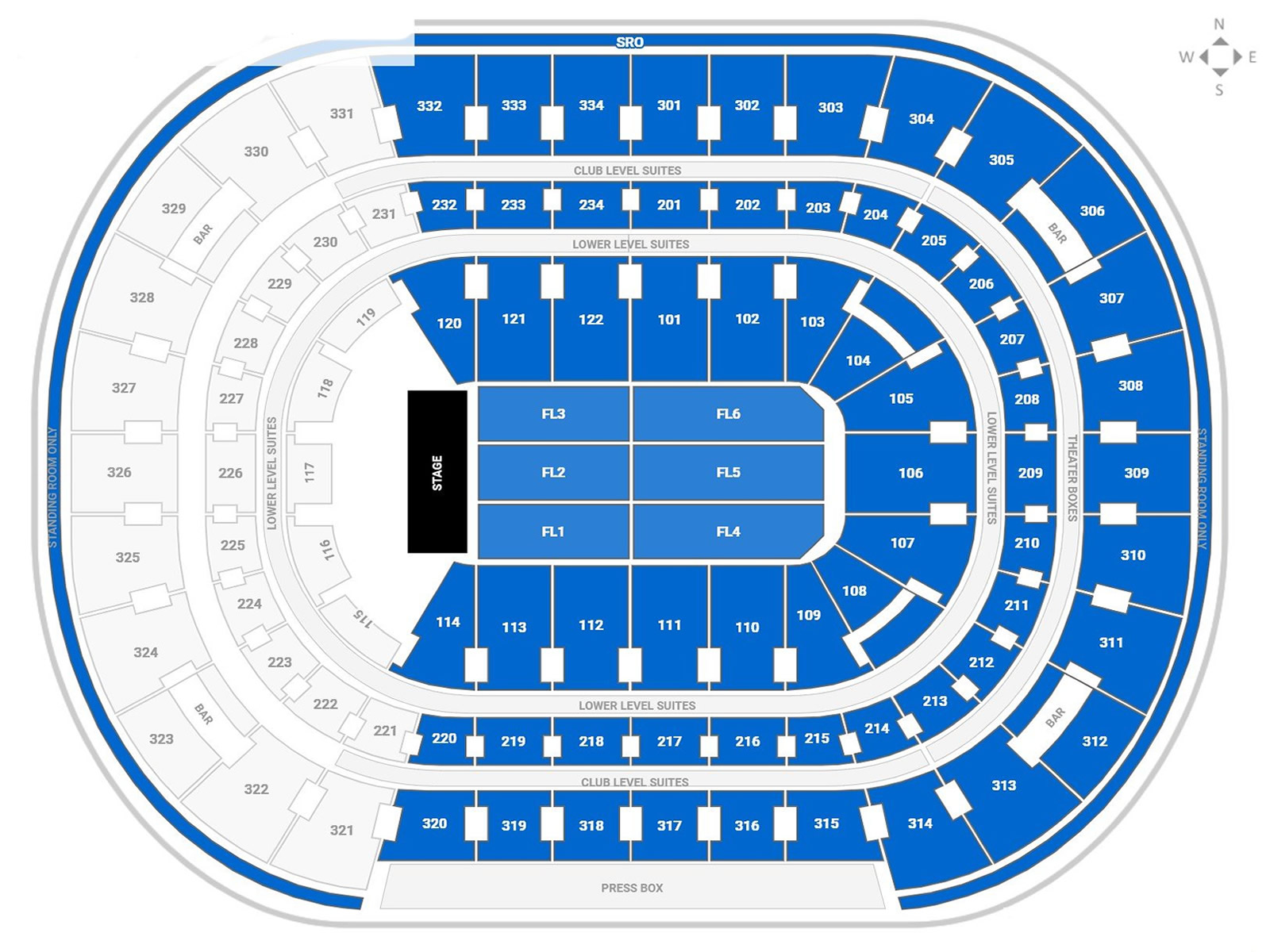 United Center, Chicago, Illinois, United States Seating Plan
