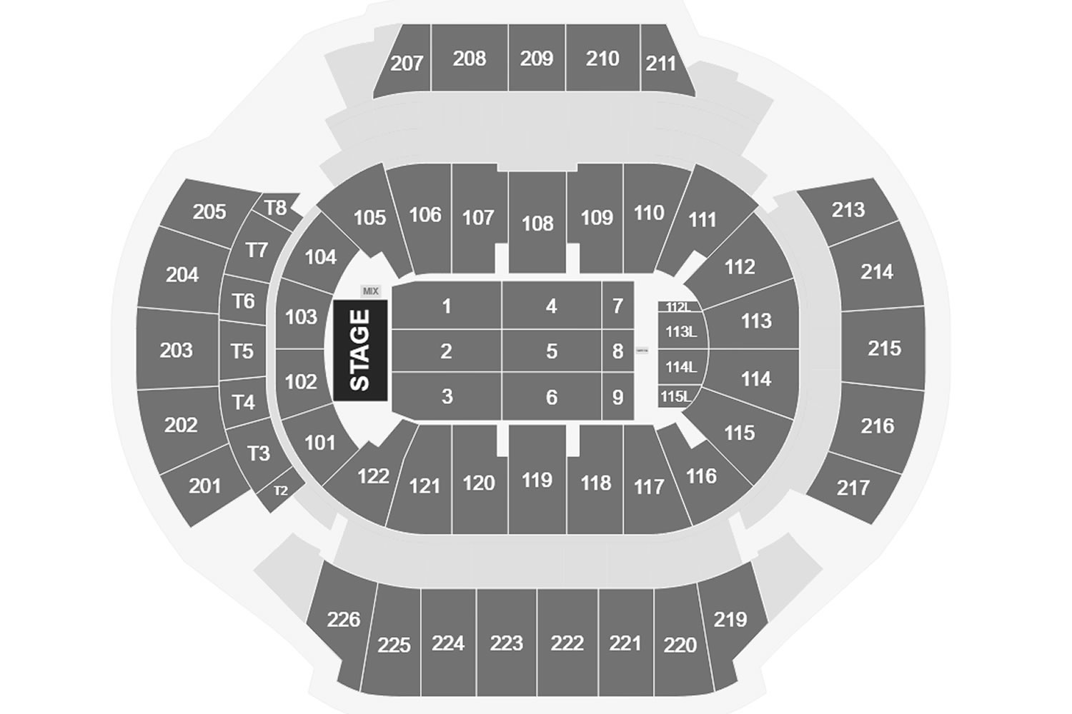 State Farm Arena, Atlanta, Georgia, United States Seating Plan