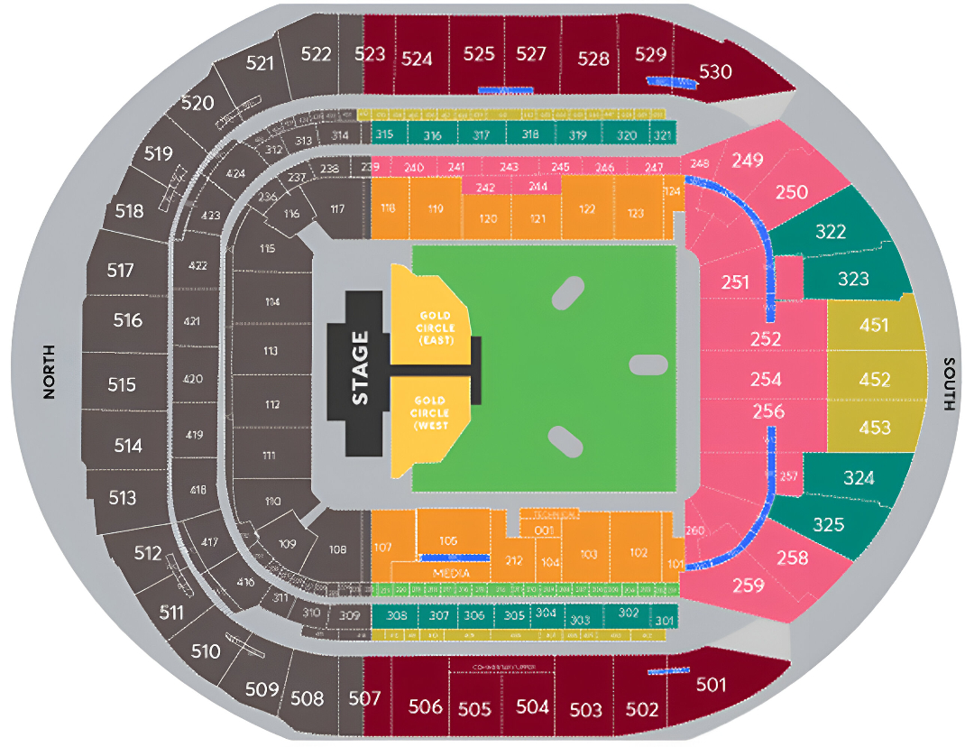 Tottenham Hotspur, London, England, United Kingdom Seating Plan