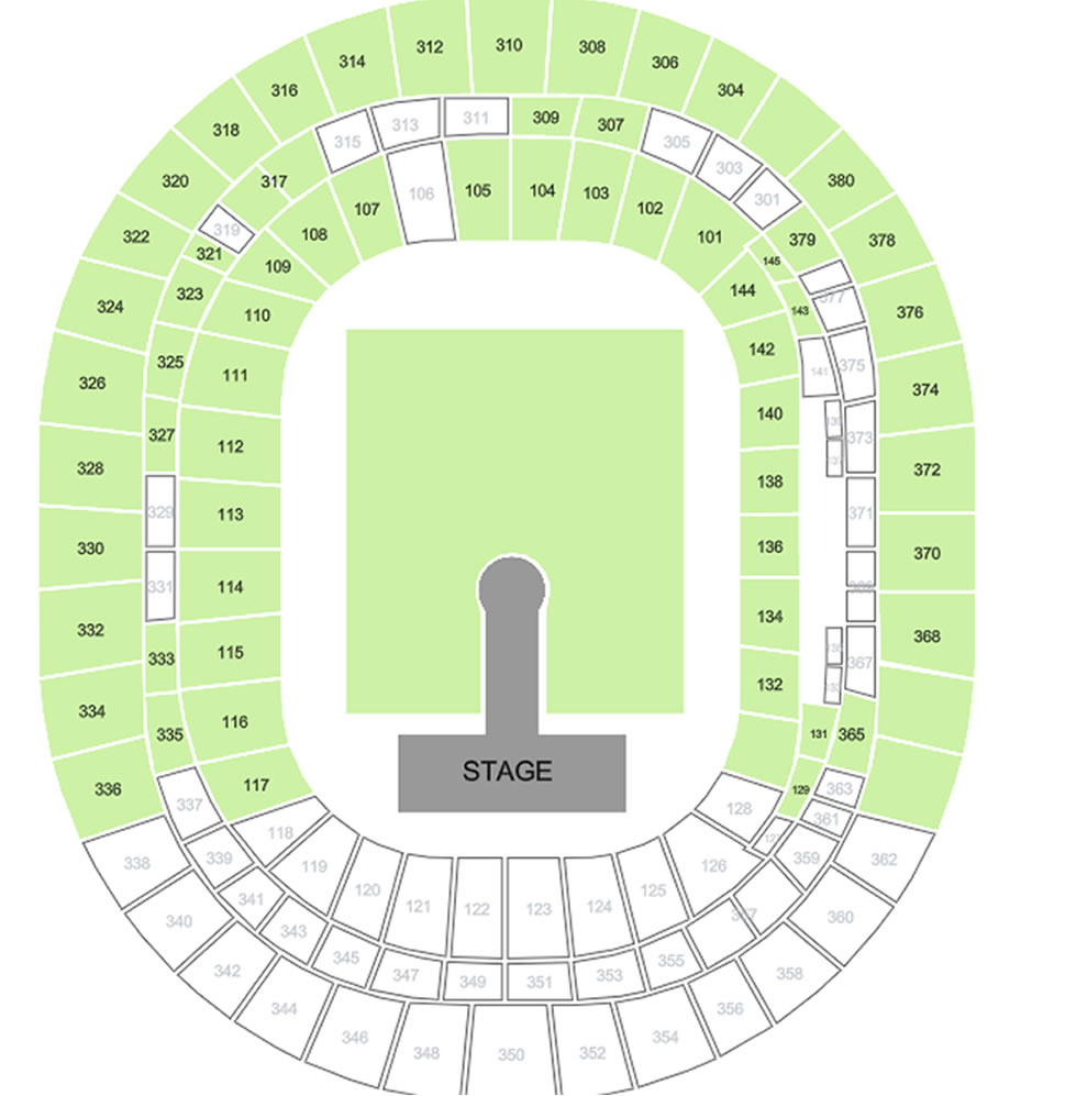 Arena Nationala, Bucharest, Bucharest Municipality, Romania Seating Plan