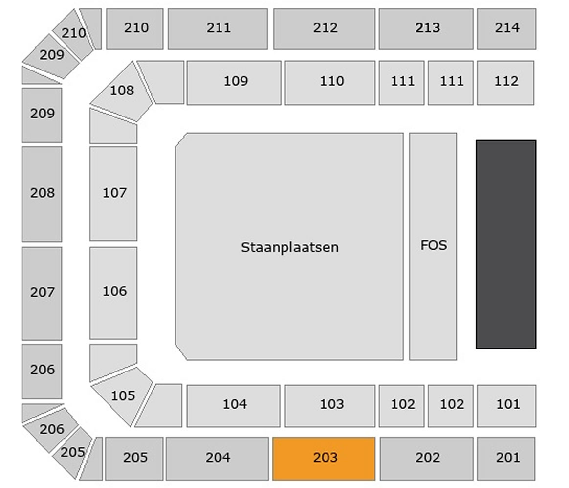 Ziggo Dome, Amsterdam, North Holland, Netherlands Seating Plan