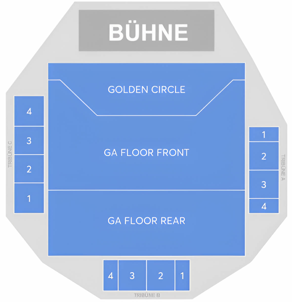 D Live Open Air Park, Dusseldorf, Germany Seating Plan