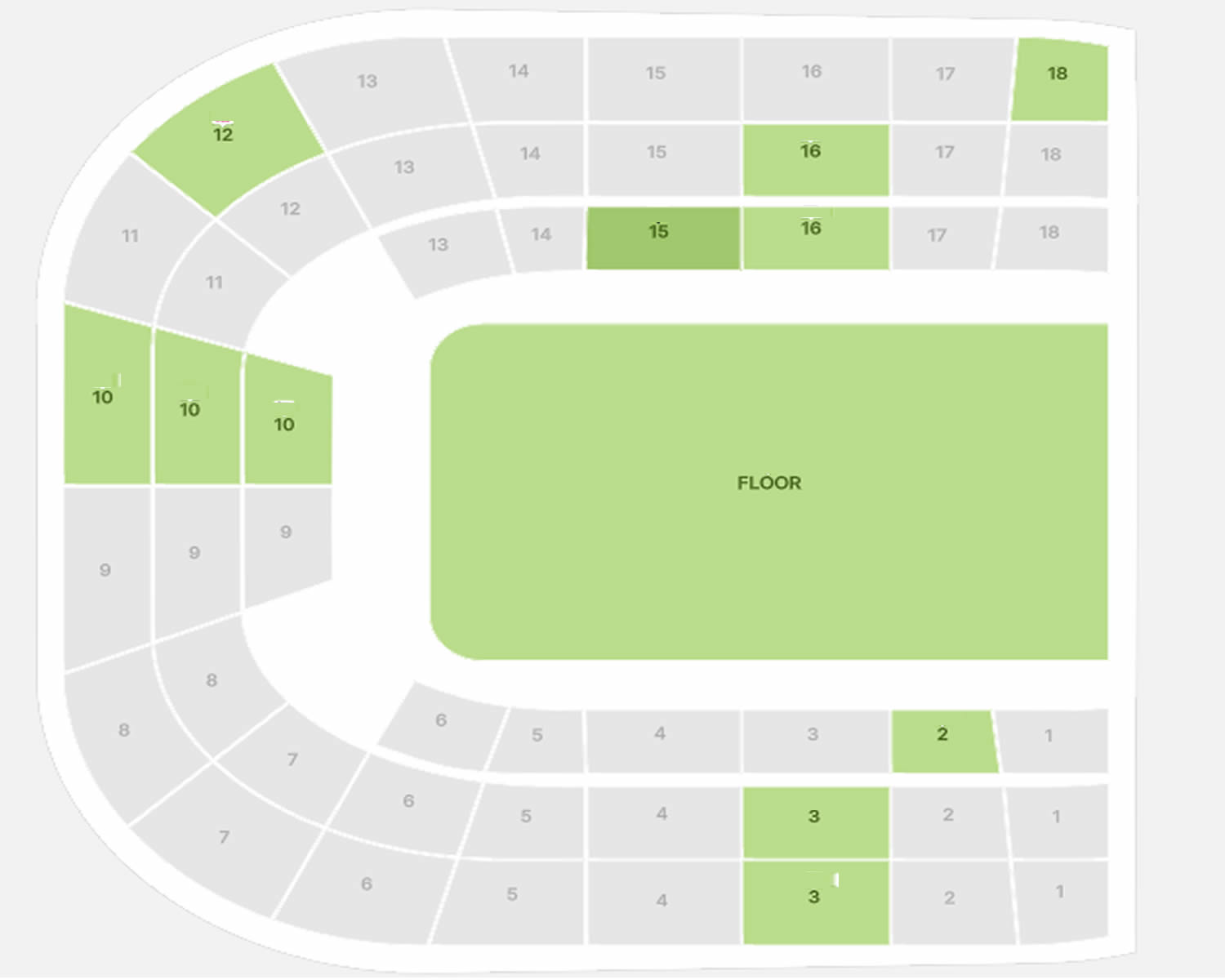 MEO Arena, Lisbon, Portugal Seating Plan