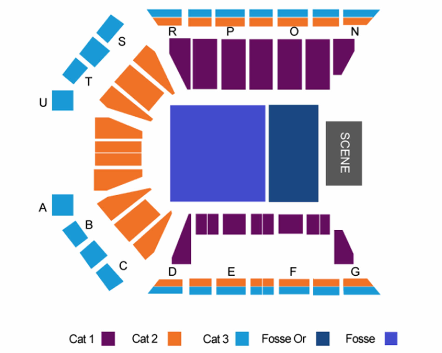 Accor Arena, Paris, France Seating Plan