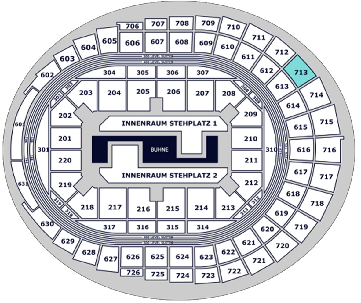 Lanxess Arena, Cologne, Germany, Germany Seating Plan