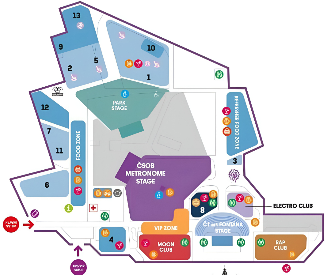 Metronome, Prague, Czech Republic, Czech Republic Seating Plan