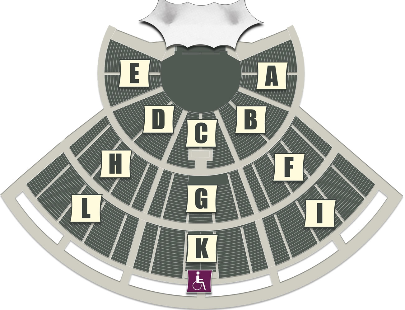 Waldbuhne, Berlin, Germany, Germany Seating Plan