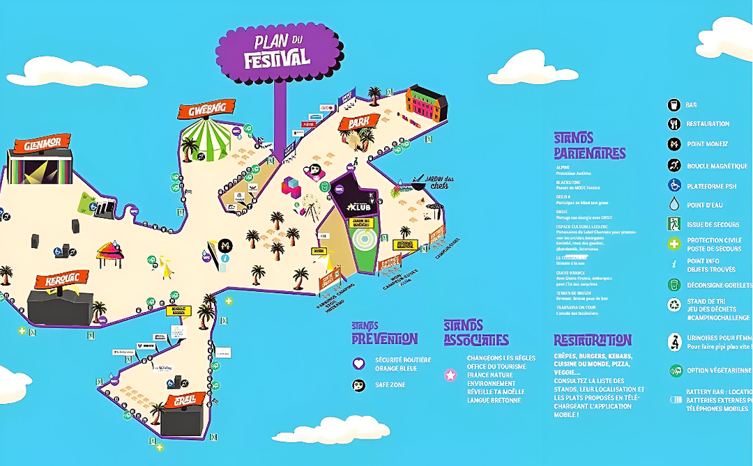 Les Vieilles Charrues, Carhaix-Plouguer, France, France Seating Plan