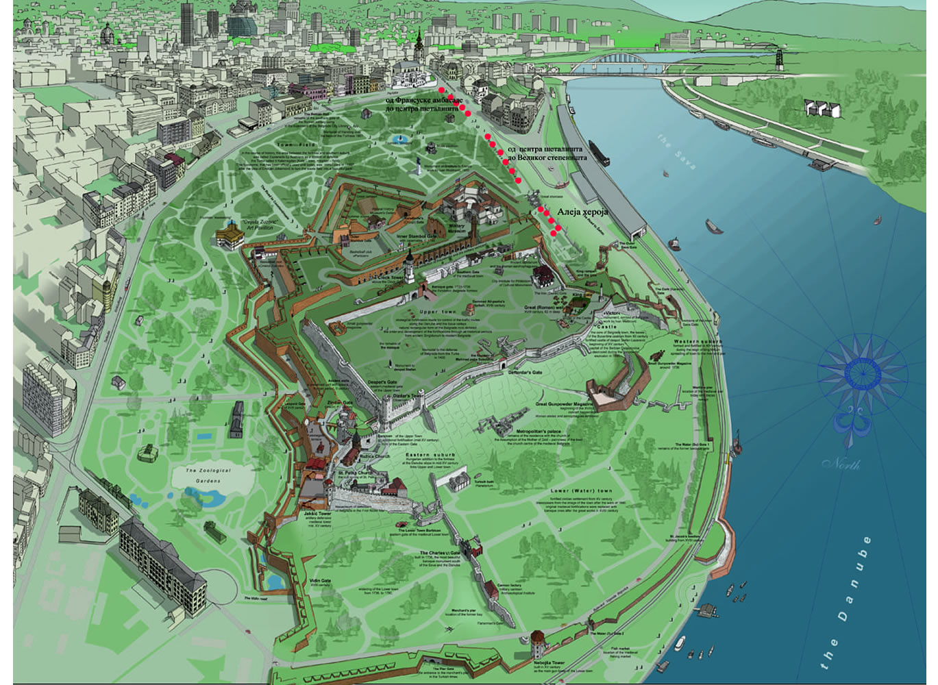Kalemegdan Fortres, Belgrade, Serbia, Serbia (Republic of Serbia) Seating Plan