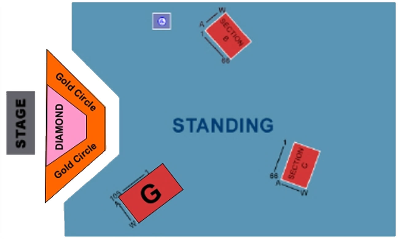 Slane Castle, Slane, Ireland, Ireland Seating Plan