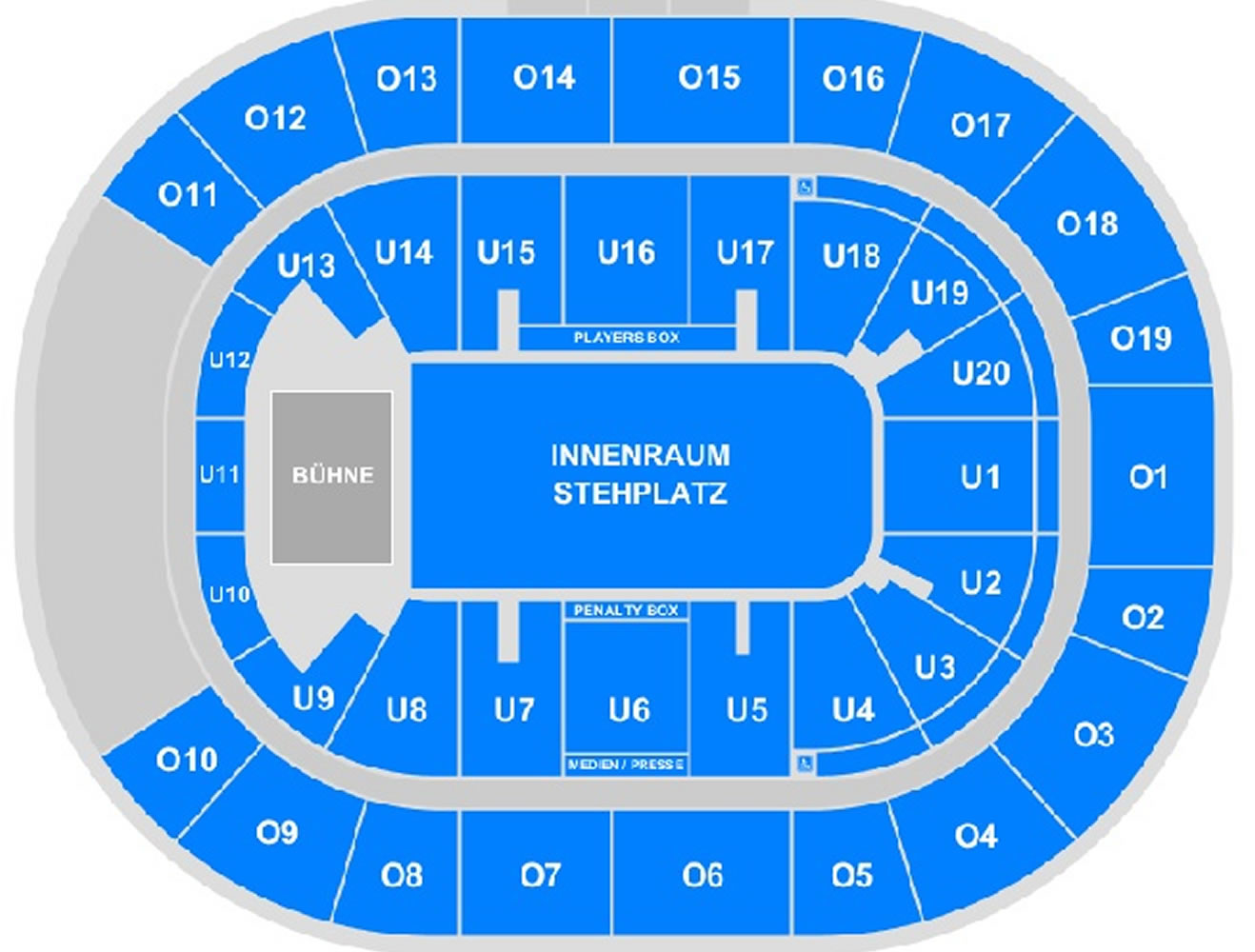 Sporthalle Hamburg, Hamburg, Germany, Germany Seating Plan