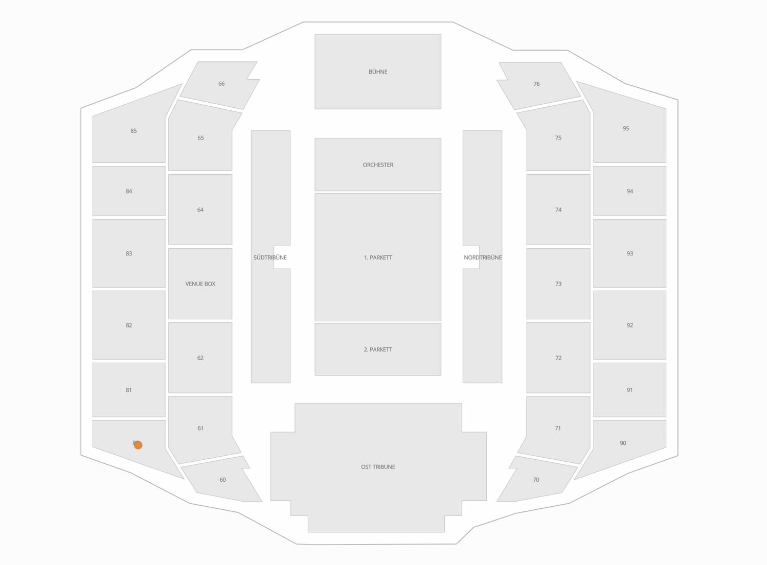 Wiener Stadthalle, Vienna, Austria Seating Plan