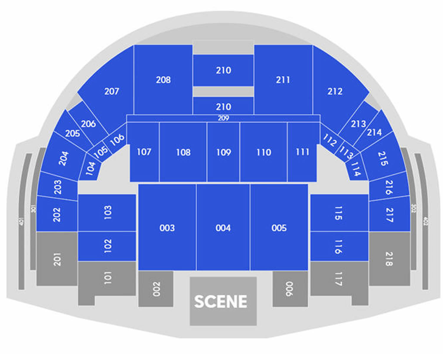 Oslo Spektrum  , Oslo, Norway Seating Plan