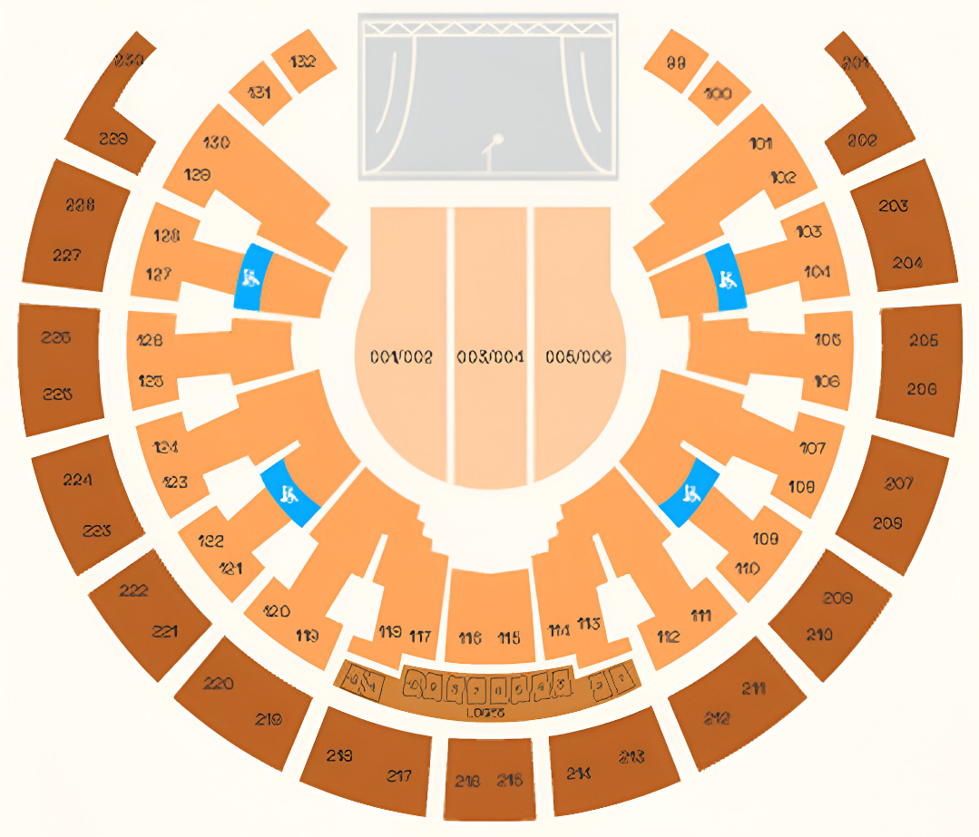 Forest National, Brussels, Brussels Capital Region , Belgium Seating Plan