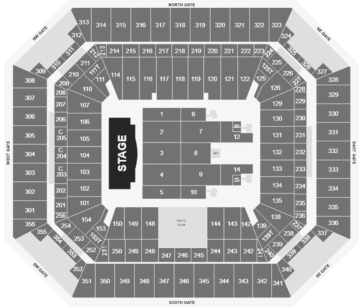 Hard Rock Stadium Complex, Miami Gardens, Florida , United States Seating Plan