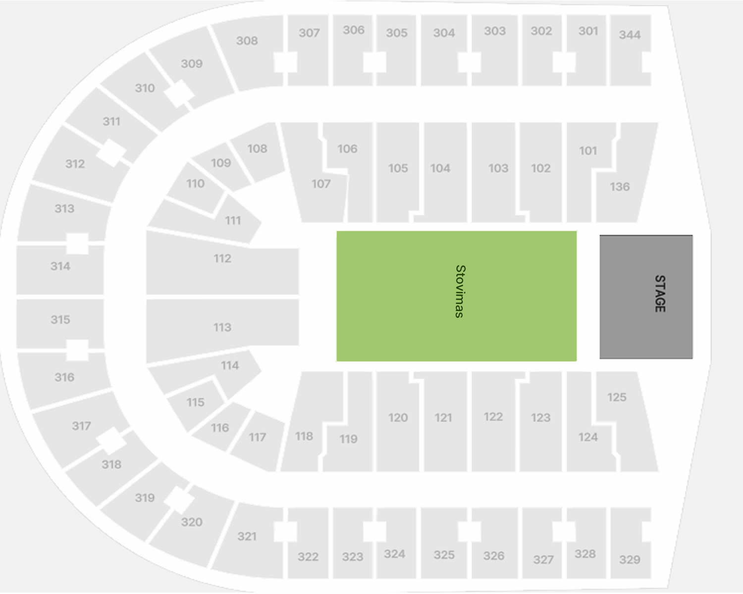 Zalgiris Arena, Kaunas, Lithuania Seating Plan