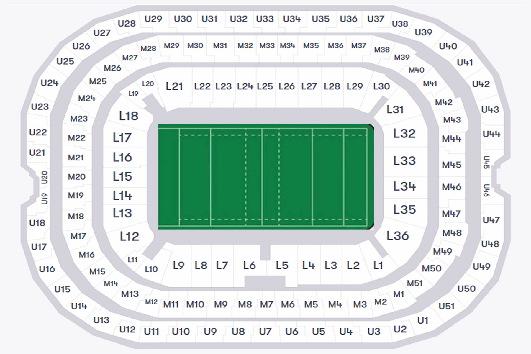 Allianz Stadium, Twickenham, London, United Kingdom Seating Plan