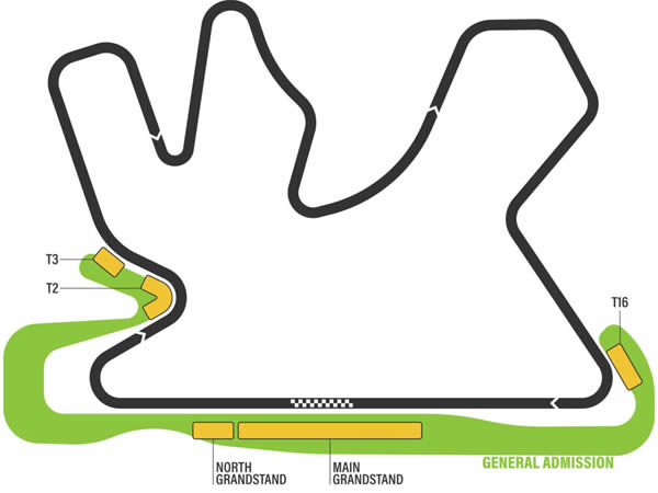 Lusail International Circuit, Lusail, Qatar Seating Plan