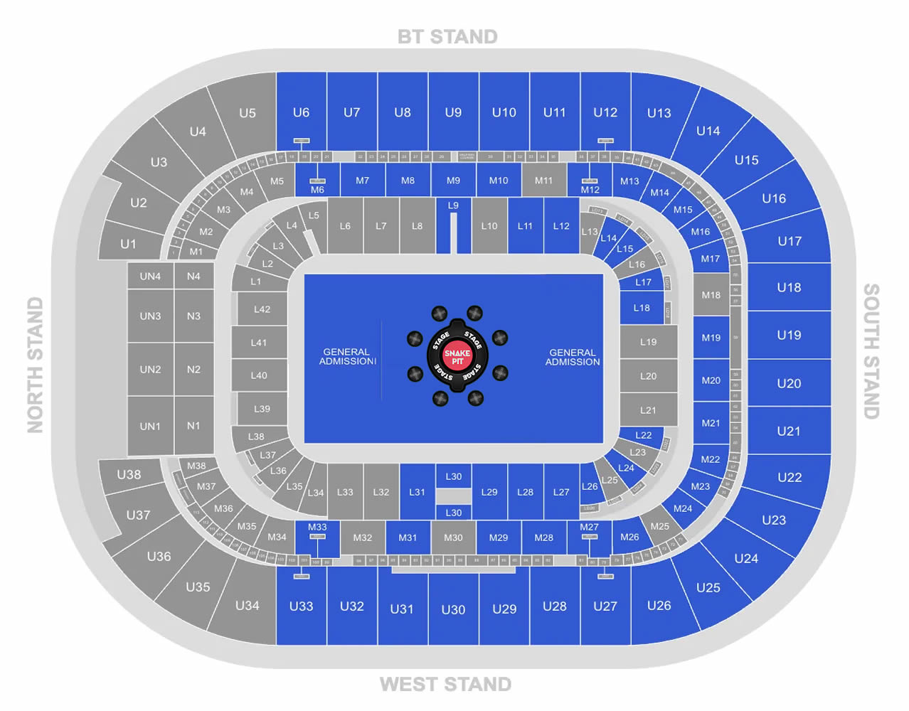 Principality Stadium Cardiff, Cardiff, Wales, United Kingdom Seating Plan