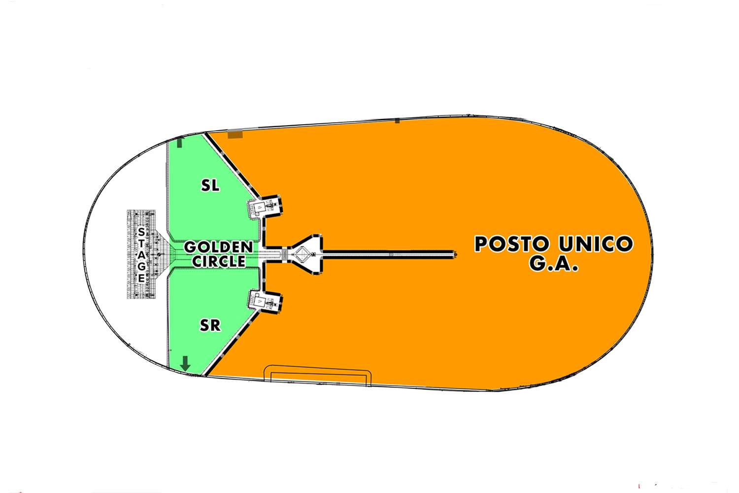 Ippodromo Snai La Maura, Milan, Lombardia, Italy Seating Plan